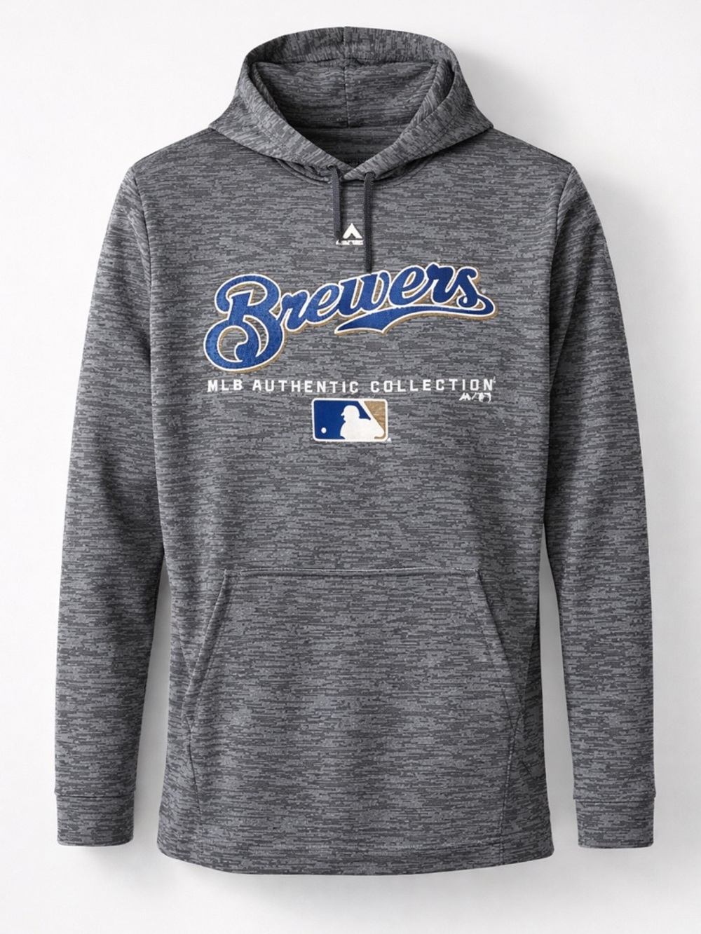 MAGESTIC Milwaukee Brewers MLB Hoodie Authentic Collection Performance Hoodie M
